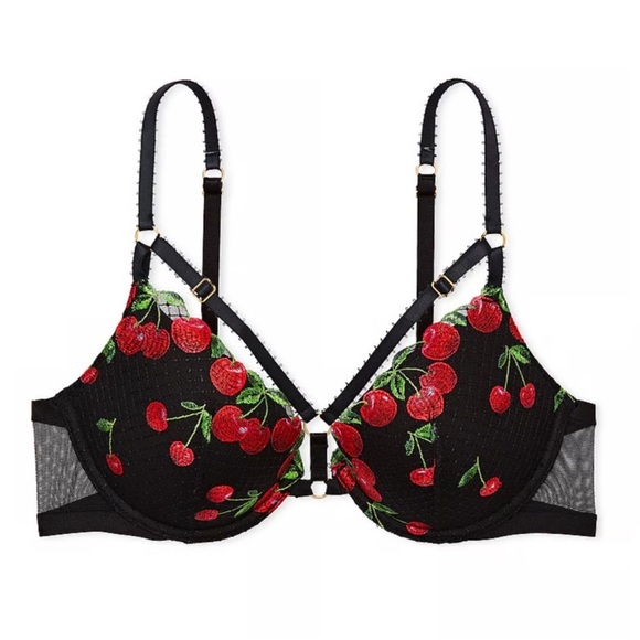 Victoria’s Secret VERY SEXY Cherry Embroidery Push-Up Bra